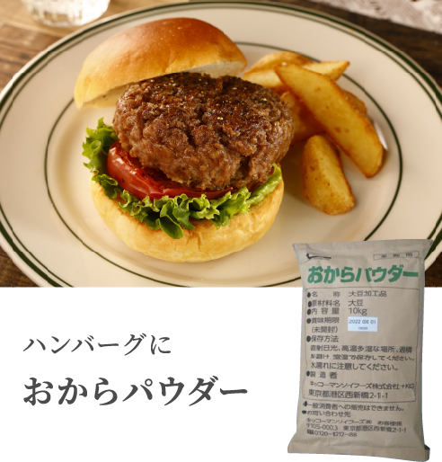 ハンバーグにおからパウダー