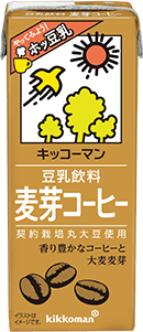 豆乳飲料麦芽コーヒー