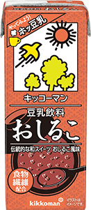 豆乳飲料おしるこ
