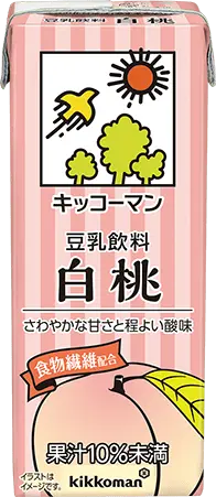 豆乳飲料 白桃