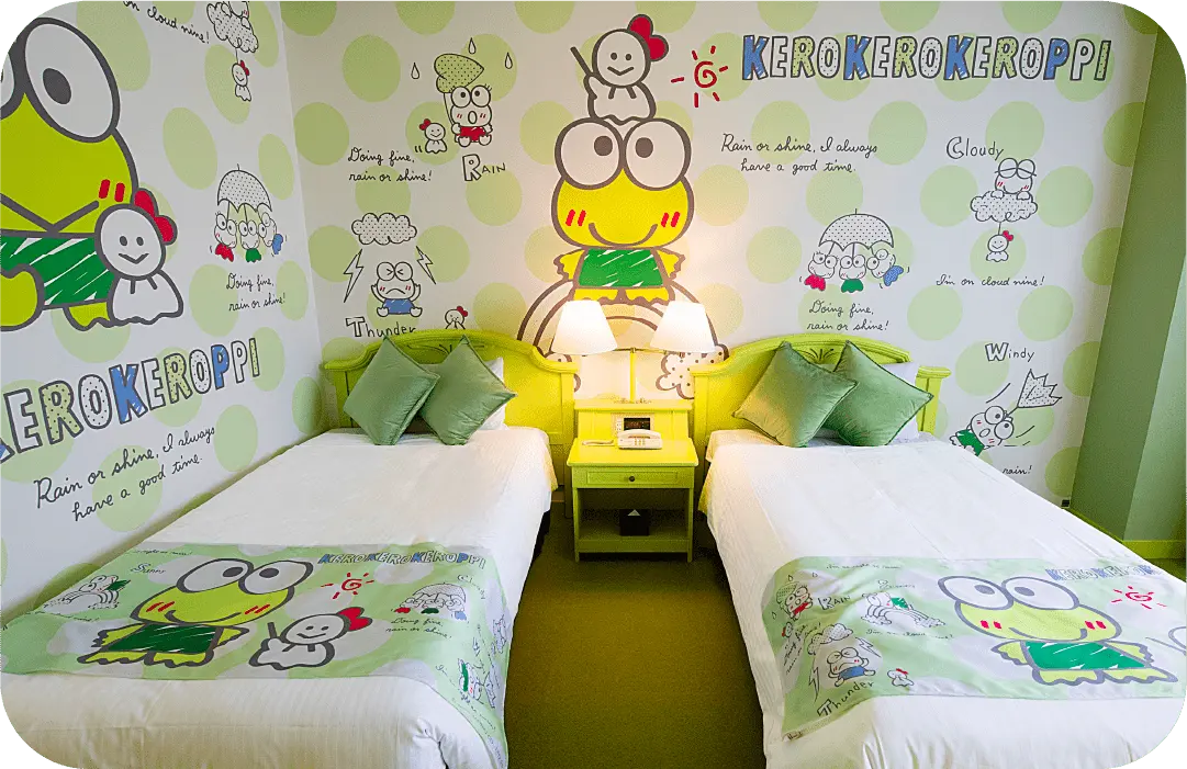 ホテルプラザ神戸はぴだんぶい キャラクタールーム