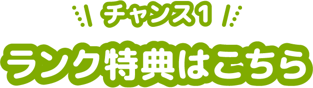 チャンス1ランク特典はこちら