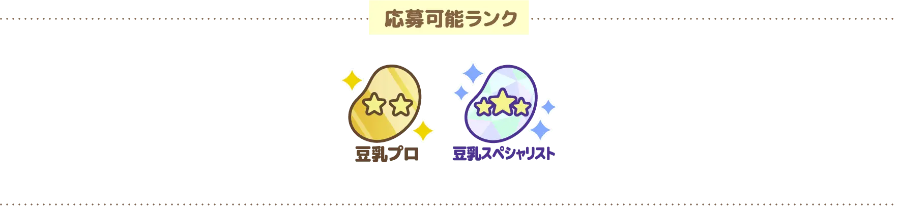 応募可能ランク