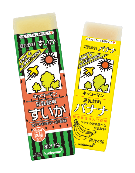 豆乳飲料すいか 豆乳飲料バナナ