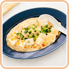 豆乳のピリ辛麻婆豆腐