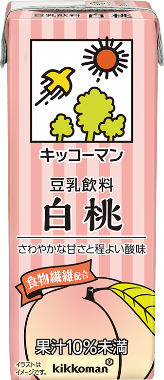 豆乳飲料白桃