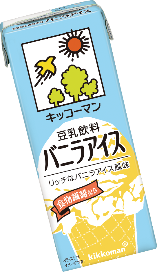 豆乳飲料バニラアイス