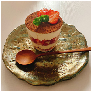 豆乳いちごティラミス