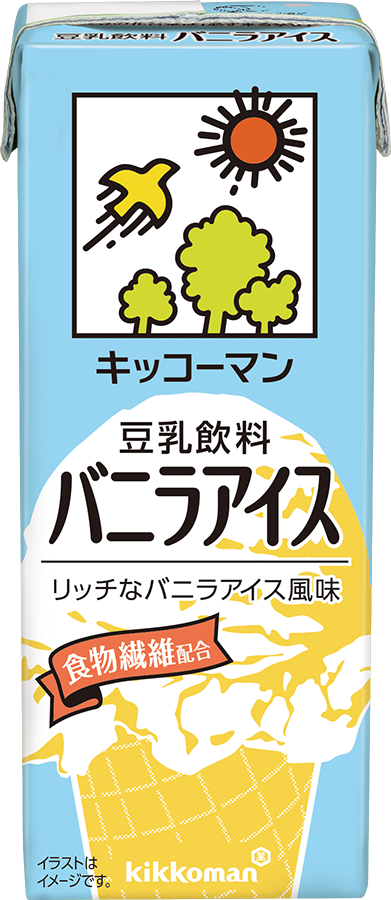 豆乳飲料　バニラアイス