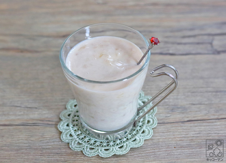 バナナヨーグルト豆乳シェイク