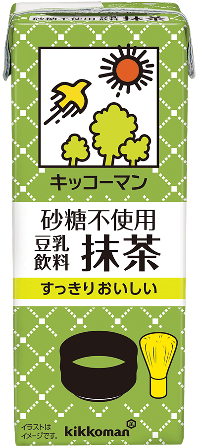 砂糖不使用 豆乳飲料 抹茶