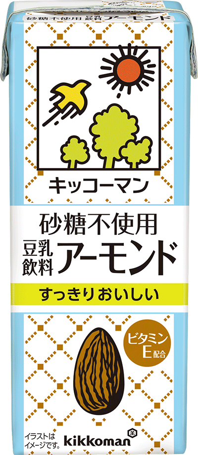 キッコーマン 砂糖不使用 豆乳飲料 アーモンド
