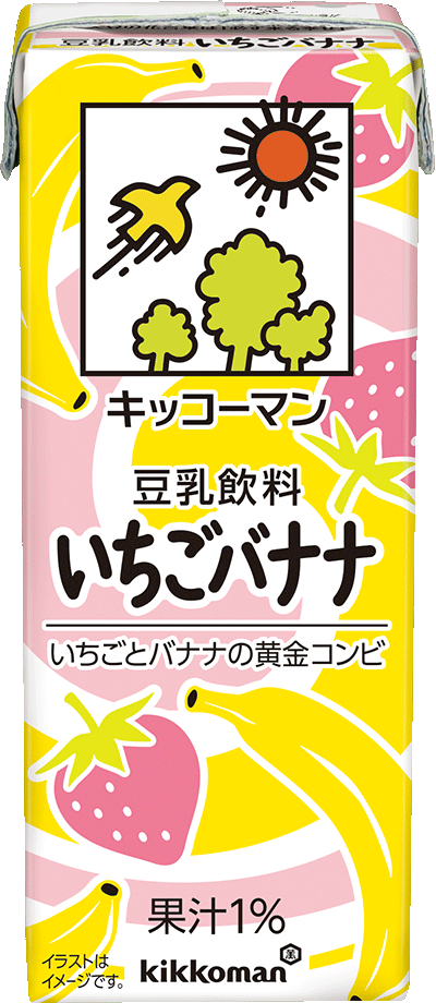 豆乳飲料　いちごバナナ